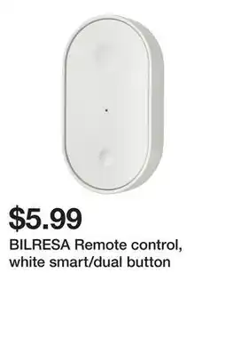Ikea BILRESA Remote control, white smart/dual button offer
