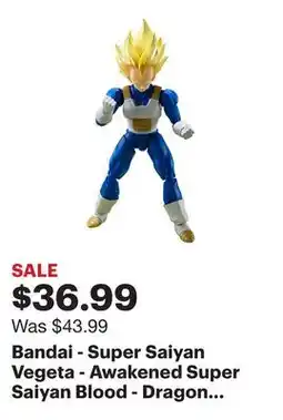 Best Buy Bandai - Super Saiyan Vegeta - Awakened Super Saiyan Blood - Dragon Ball Z - S.H.Figuarts 5.3 Figure offer