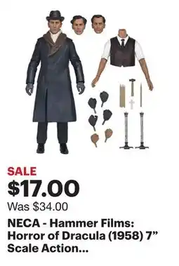 Best Buy NECA - Hammer Films: Horror of Dracula (1958) 7 Scale Action Figure - Van Helsing offer