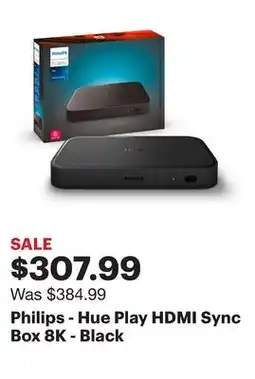 Best Buy Philips - Hue Play HDMI Sync Box 8K - Black offer