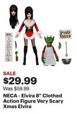Best Buy NECA - Elvira 8 Clothed Action Figure Very Scary Xmas Elvira offer