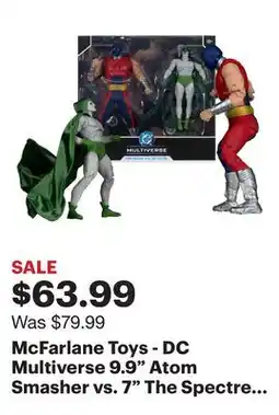 Best Buy McFarlane Toys - DC Multiverse 9.9 Atom Smasher vs. 7 The Spectre (JSA: Black Vengeance) offer