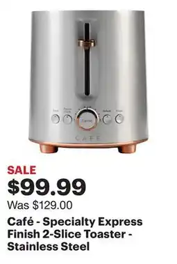 Best Buy Café - Specialty Express Finish 2-Slice Toaster - Stainless Steel offer