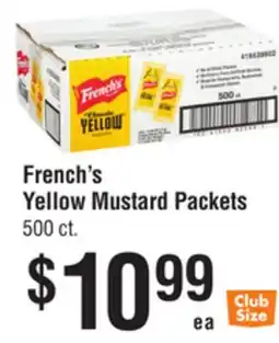 Smart & Final French's Yellow Mustard Packets offer