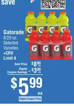 Smart & Final Gatorade offer