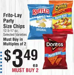 Smart & Final Frito-Lay Party Size Chips offer