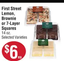 Smart & Final First Street Lemon, Brownie or 7-Layer Squares offer