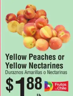 Smart & Final Yellow Peaches or Yellow Nectarines offer