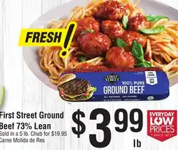 Smart & Final First Street Ground Beef 73% Lean offer