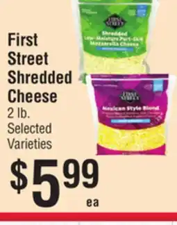 Smart & Final First Street Shredded Cheese offer
