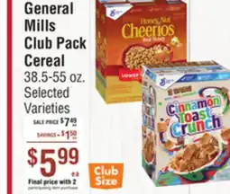 Smart & Final General Mills Club Pack Cereal offer
