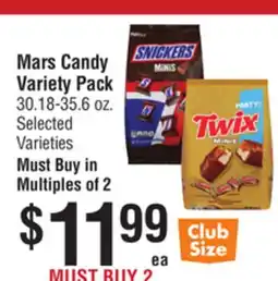 Smart & Final Mars Candy Variety Pack offer