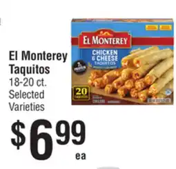 Smart & Final El Monterey Taquitos offer