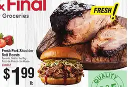 Smart & Final Fresh Pork Shoulder Butt Roasts offer