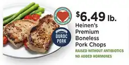 Heinen's Heinen's Premium Boneless Pork Chops offer