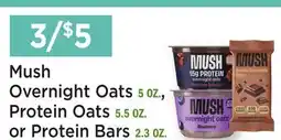 Heinen's Mush Overnight Oats 5 OZ., Protein Oats 5.5 OZ. or Protein Bars 2.3 OZ offer