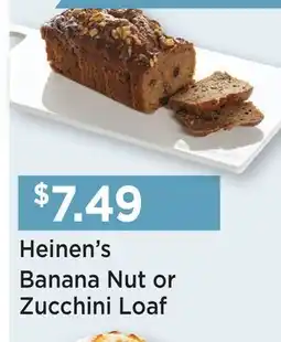 Heinen's Heinen's Banana Nut or Zucchini Loaf offer