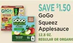 Heinen's GoGo Squeez Applesauce offer