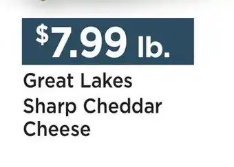 Heinen's Great Lakes Sharp Cheddar Cheese offer
