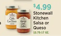 Heinen's Stonewall Kitchen Salsa or Queso offer