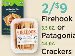 Heinen's Firehook 5.5 OZ. or Patagonia 4.4 OZ. Crackers offer
