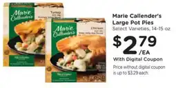 Kroger Marie Callender's Large Pot Pies offer