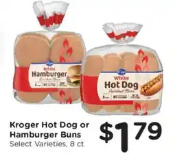 Kroger Kroger Hot Dog or Hamburger Buns offer