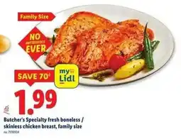 Lidl Butcher's Specialty fresh boneless offer