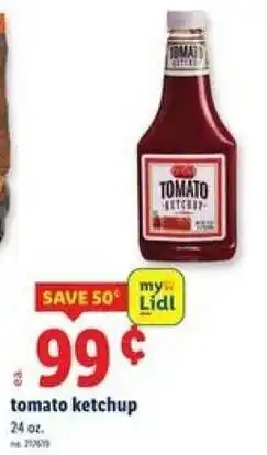 Lidl tomato ketchup offer