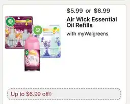 Walgreens Air Wick Essential Oil Refills offer