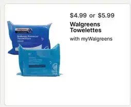 Walgreens Walgreens Towelettes offer