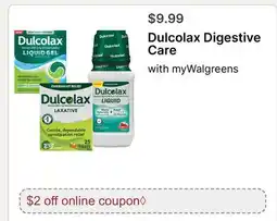 Walgreens Dulcolax Digestive Care offer