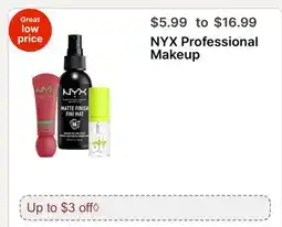 Walgreens NYX Professional Makeup offer