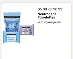 Walgreens Neutrogena Towelettes offer