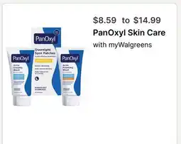 Walgreens PanOxyl Skin Care offer