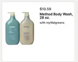 Walgreens Method Body Wash, 28 oz offer