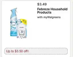 Walgreens Febreze Household Products offer