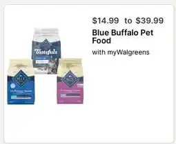 Walgreens Blue Buffalo Pet Food offer