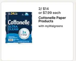 Walgreens Cottonelle Paper Products offer