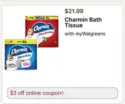 Walgreens Charmin Bath Tissue offer