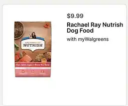 Walgreens Rachael Ray Nutrish Dog Food offer