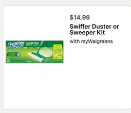 Walgreens Swiffer Duster or Sweeper Kit offer