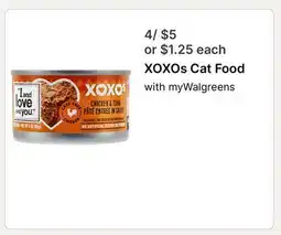 Walgreens XOXOs Cat Food offer