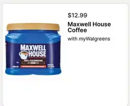 Walgreens Maxwell House Coffee offer