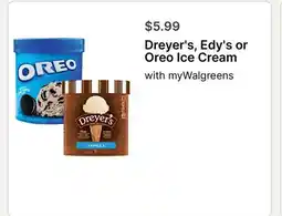 Walgreens Dreyer's, Edy's or Oreo Ice Cream offer