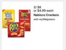 Walgreens Nabisco Crackers offer