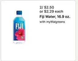 Walgreens Fiji Water, 16.9 oz offer