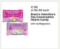 Walgreens Brach's Valentine's Day Conversation Hearts Candy offer