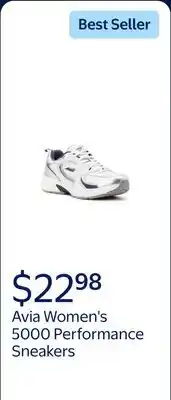 Walmart Avia Women's 5000 Performance Sneakers, Wide Width Available offer