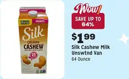 Grocery Outlet Cashew Milk Unswtnd Van offer